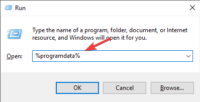 programdata run window programdata Microsoft Office encountered an error during setup