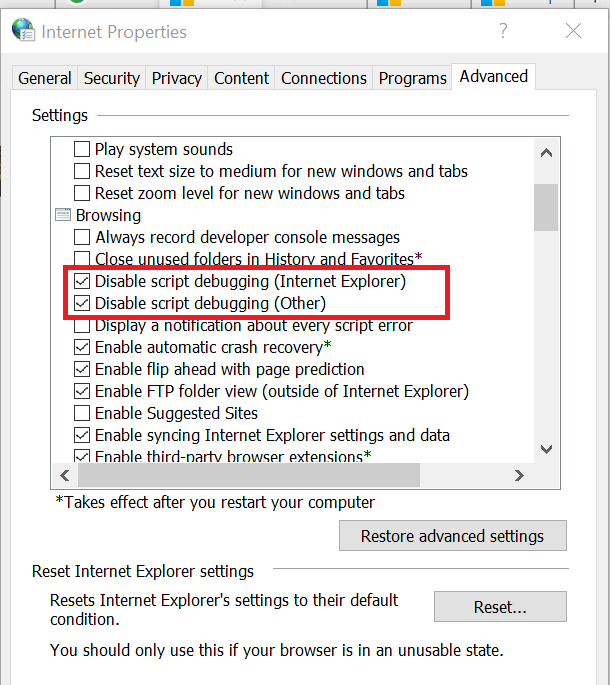Microsoft teams an error has occurred in the script on this page