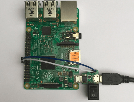 connect Raspberry Pi connect Raspberry Pi to the switch