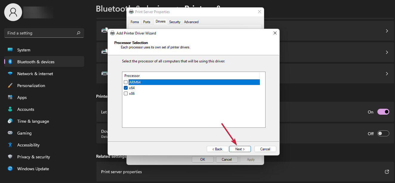 windows 11 wizard install driver