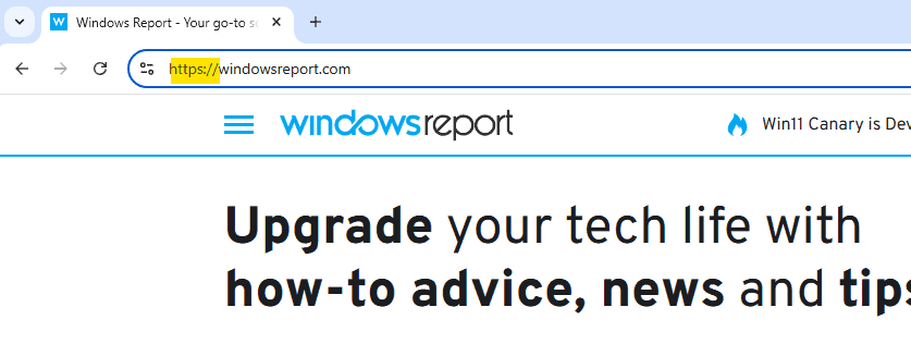 https browser